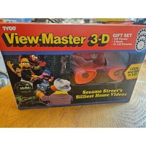 NIB Tyco View-Master Sesame Street's Silliest Home Videos 3-D